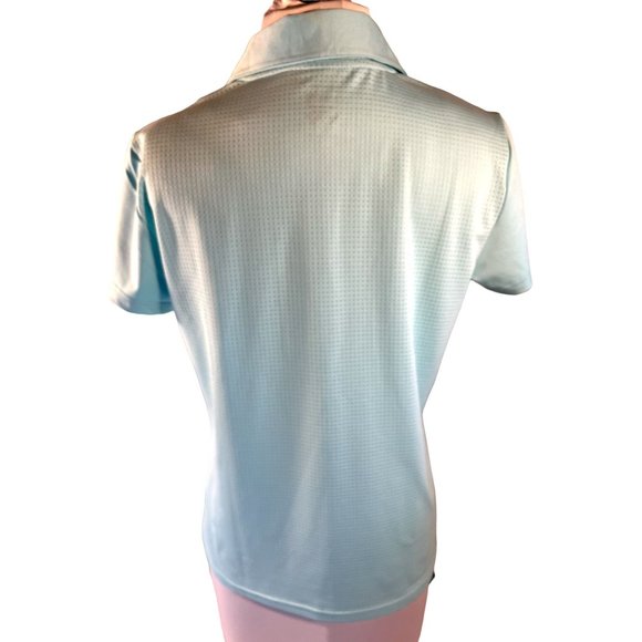 Izod XFG Golf 3/4 Zip Turquoise Women Shirt Size Medium - Picture 8 of 8